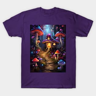 Mystical Magical Mushroom Forest T-Shirt